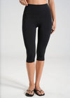 Leelo Sculpt Capri Leggings - Black