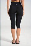 Leelo Sculpt Capri Leggings - Black