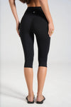 Leelo Sculpt Capri Leggings - Black