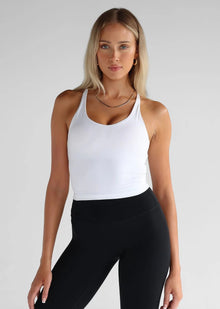  Leelo Sculpt Tank - White