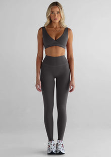  Leelo Sculpt Full Length Leggings - Dark Chocolate