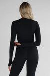 Leelo Sculpt Full Length Long Sleeve - Black