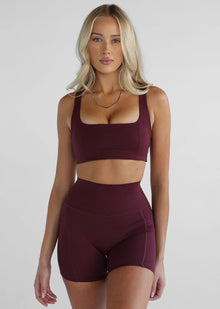  Leelo Pocket Bike Short - Cherry Cola