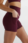 Leelo Pocket Bike Short - Cherry Cola