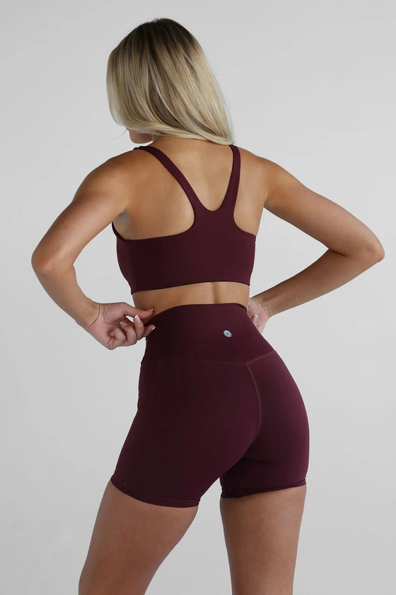Leelo Pocket Bike Short - Cherry Cola