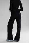 Leelo Sculpt Wide Leg Pant - Black