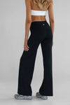 Leelo Sculpt Wide Leg Pant - Black