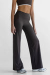 Leelo Sculpt Wide Leg Pant - Dark Chocolate
