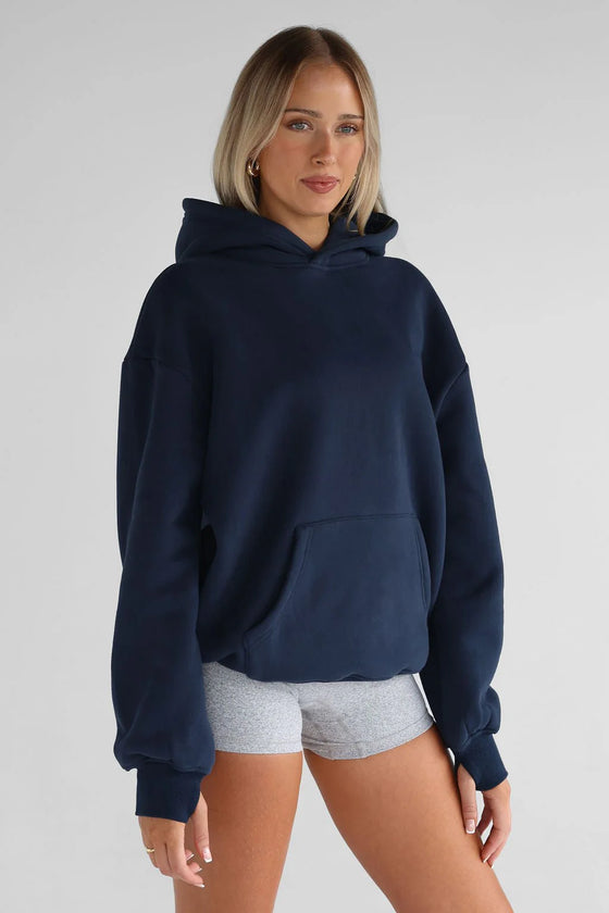 Leelo Active Signature Hoodie - Navy