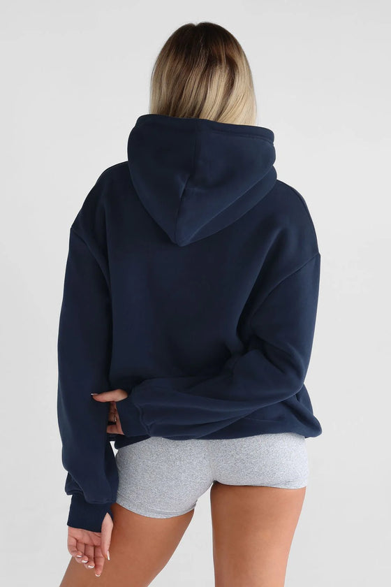 Leelo Active Signature Hoodie - Navy