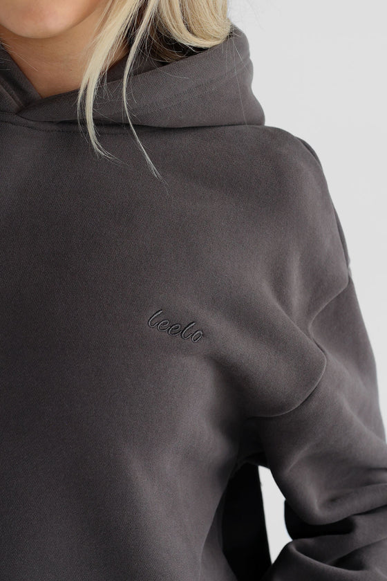 Leelo Active Signature Hoodie - Vintage Brown
