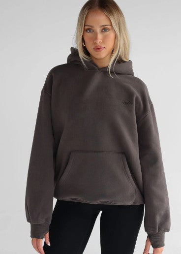 Leelo Active Signature Hoodie - Vintage Brown