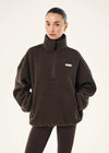 P.E Nation Rotate Quarter Zip - Coffee