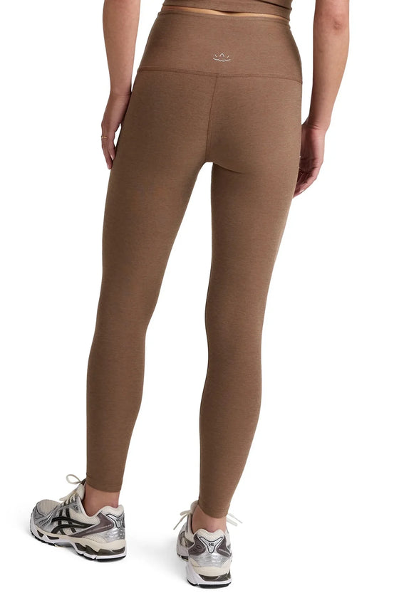 Beyond Yoga Caught In The Midi High Waist Legging - True Chocolate