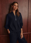 Varley Davidson Sweater - Blue Nights