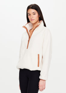  The Upside Harlow Fleece Pullover - Bone