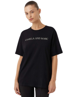  C&M Camilla and Marc Asher Tee- Black/Stone
