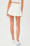 Splits59 Airweight High Waist Skort with Striped - White