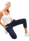 Splits59 Reena Fleece 7/8 Pant  - Indigo
