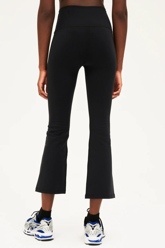 Splits59 Raquel High Waist Supplex Crop Flare - Black