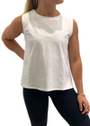 Lex Split Tank White