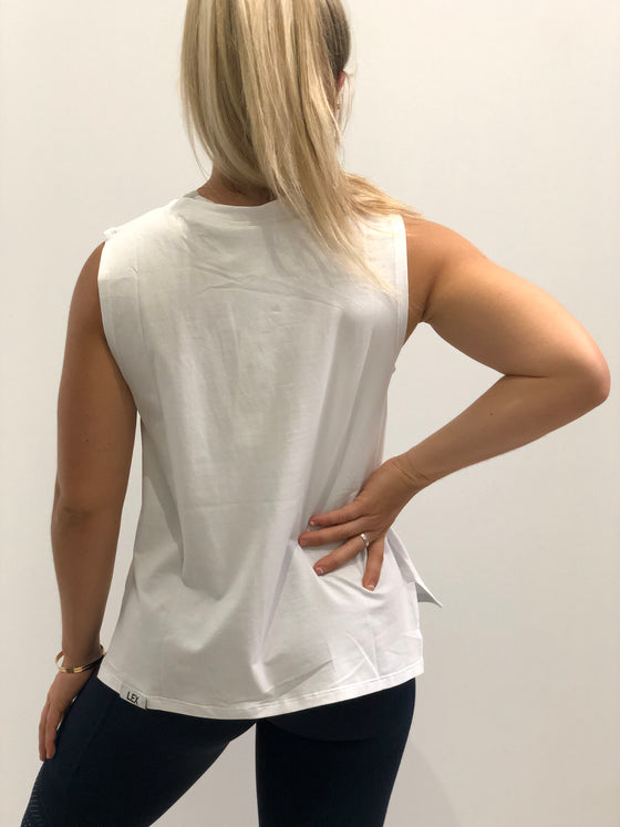 Lex Split Tank White