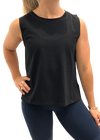 Lex Split Tank Black