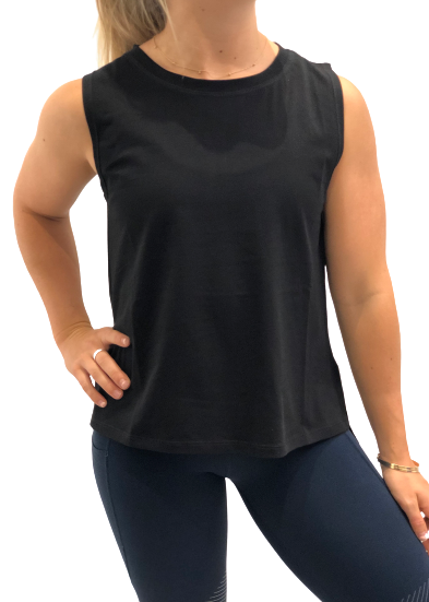 Lex Split Tank Black