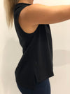 Lex Split Tank Black