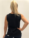 Lex Split Tank Black