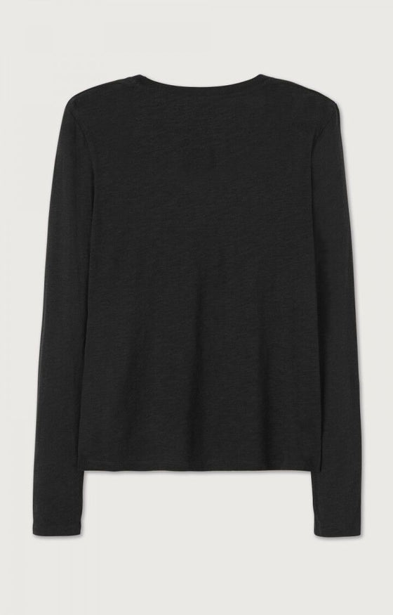 American Vintage Jacksonville Long Sleeve Tee - Black