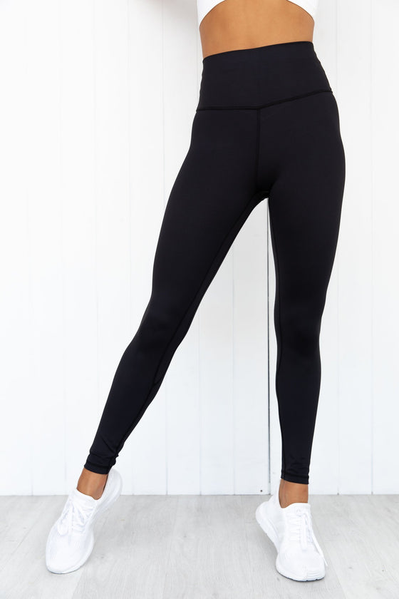 Pure Dash Panther High Rise Legging - Black