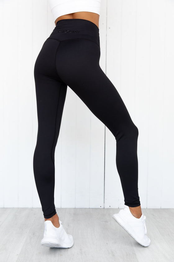 Pure Dash Panther High Rise Legging - Black