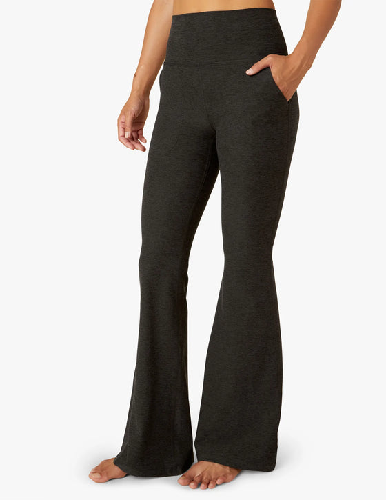 Beyond Yoga Spacedye All Day Flare High Waisted Pant - Darkest Night