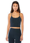 Beyond Yoga Spacedye Slim Racerback Cropped Tank - Nocturnal Navy