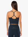 Beyond Yoga Spacedye Slim Racerback Cropped Tank SD4382- Nocturnal Navy