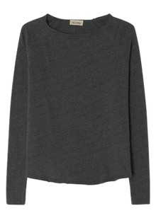  American Vintage Sonoma Bateau Long Sleeve Tee - Vintage Black
