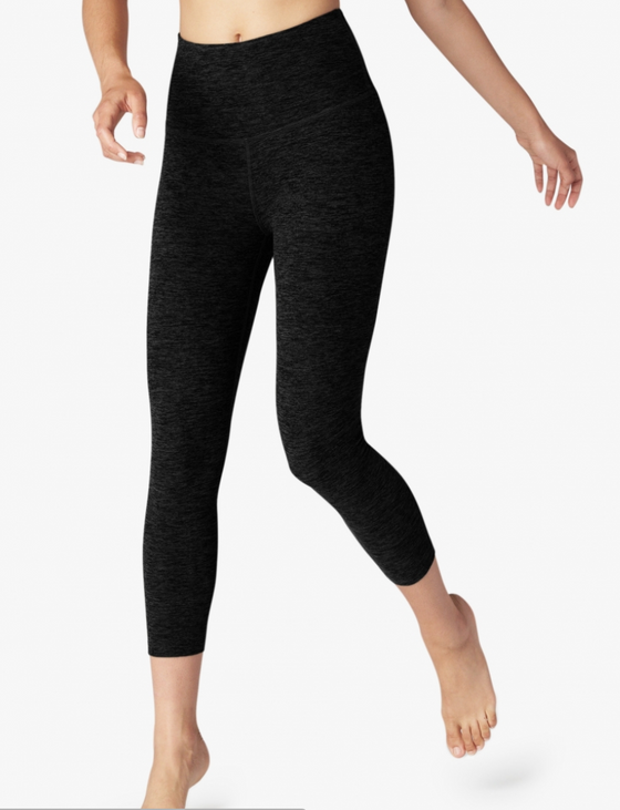 Beyond Yoga High Waist Capri Darkest Night