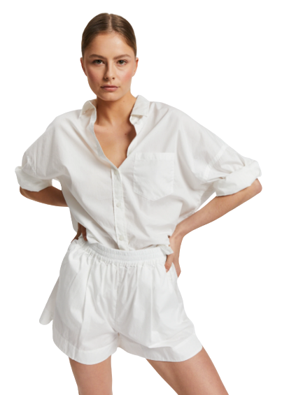 LMND The Chiara Shirt - White