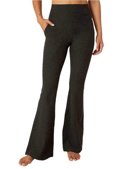 Beyond Yoga Spacedye All Day Flare High Waisted Pant - Darkest Night