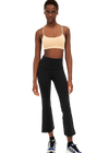 Splits59 Raquel High Waist Supplex Crop Flare - Black