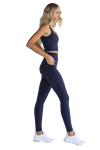 Leelo Full Length Pocket Legging - Midnight Blue