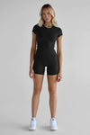 Leelo Sculpt Bike Shorts - Black