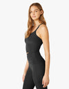 Beyond Yoga Spacedye Slim Racerback Cropped Tank SD4382 - Darkest Night